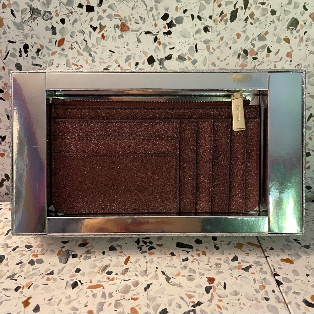 Glitter Large Slim Cardholder - Picture 2 of 4